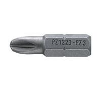 Stahlwille PZ1221-1223 Stahlwille-Embouts tournevis Nr. PZ1223, 3 PZ , Hexagonal C 6,3 mm Quantité:1