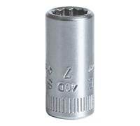 Stahlwille Douille standard 40 D 7 01030007 – 1/4" (6,3 mm) – 12 pans – 7 mm