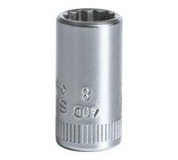 Douille standard 1/4" 12 pans - 8 mm STAHLWILLE