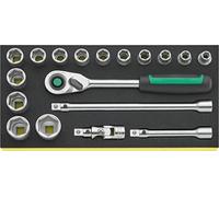 Stahlwille TCS 1/2 ZOLL 52/14/4 QR Jeu de clés à douille 96830352