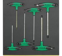 Stahlwille TCS 10768-2K/6 Jeu de clés mâles coudées 3 mm, 4 mm, 5 mm, 6 mm, 8 mm, 10 mm 6 pièces