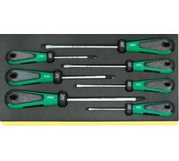 Stahlwille TCS 4820/4830 Jeux de tournevis 3K DRALL en plateau TCS 7 pcs. Quantité:1