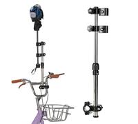 Stainless Steel Double-Layer Umbrella-Mount, Precision-Engineered Attachment for Secure Hands-Free Protection, Versatile Universal-Clamp Design, High-Durability Build for Golf Carts, Wheelchairs