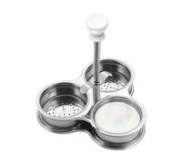 Stainless Steel Egg Poacher, 3 Cavity Non Stick Egg Cooking Mold, Eggs Pan | Practical Breakfast Kitchen Tool for Steaming Frying Boiling and Everyday Household Cooking