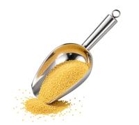 Stainless Steel Food Scoop - Mirror Polish Multipurpose Kitchen Tool | Ustensiles de cuisine polyvalents à polir miroir, cuillères pour aliments en acier inoxydable, cuillère utilitaire robuste