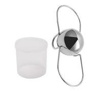 Stainless Steel Ice Ball, Metal Chilling Reusable Ball with Stand, Iced Coffee Accessories, for Juice Beverage Cocktails Whiskey Kitchen Parties Drinking Food Bar Camping Birthday