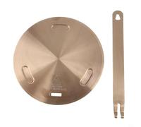 Stainless Steel Induction Diffuser Plate 200mm Even Heat(A) | Even heat distribution, prevents hot spots, enhances flavor, fits 200mm pans, pour durable double-sided steel