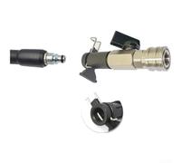 Stainless Steel Pressure Washer Nozzle 1/4 Inch Quick Connect(B) | Solid stainless steel body, rust resistant, withstands 2320psi, long lasting outdoor performance