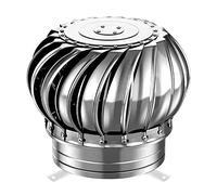 Stainless Steel Round Wind Turbine Ventilator with Fittings | Roof Vent Caps for House(400mm)