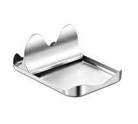 Stainless Steel Spoon Rest - Kitchen Utensil Storage with Lid Rack Rest | Spatula Rest for Counter Bar Dining Room Home Apartment Cafe