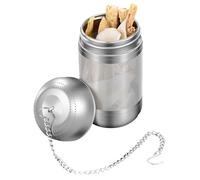 Stainless Steel Tea Infuser - Ball Steeper, Strainer Infusers, Fine Mesh Loose Leaf Brewing Accessory | Perfect for Black Rooibos Green Kitchen Cooking Preparation, 9.5x5cm