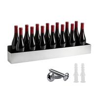 Stainlesse Single Speed Rail | Stainless Steel Heavy-Duty Liquor Organizer | Syrup Rack Bottle Storage Sauce, Beer Can, Cruets, Drink, Water, Cocktail, Food, For Kitchen, Living Room, Restaurant, Food-G