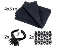 Stairville Stairville Euro Molton Set Black 4x3m