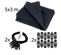 Stairville Stairville Euro Molton Set Black 5x3m