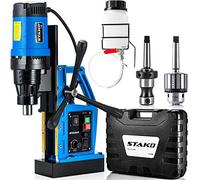 STAKO SCY-2800RE Max Ø80 millimètre Perceuse Magnétique 2050W avec Mallette - 17 kg - Force Magnétique 17000 N - Carotteuse Portable pour Travail des Métaux - Set 2
