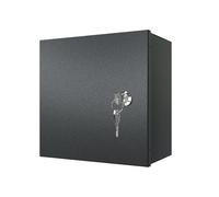 Stalflex Boite de Derivation Etanche Exterieur 200x200x120mm - Coffret Electrique Etanche en Acier et étanche à la Poussière - Boite de Derivation avec Serrure et Deux Clés