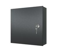 Stalflex Boite de Derivation Etanche Exterieur 300x300x100mm IP20 - Coffret Electrique Etanche en Acier et étanche à la Poussière - Boite de Derivation avec Serrure et Deux Clés