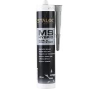 Staloc Premium et adhésif Mastic MS hybride | gris | universel pour Myriade d'adhésion | 290 ml