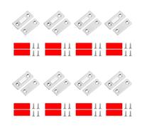 Stalora 8PCS Aimant Magnétique Puissant en Acier Inoxydable pour Porte Placard Coulissante, Loquet Magnétique Adhésif, Fermeture Sécurisée pour Armoire, Tiroirs, Meuble, Facile à Installer