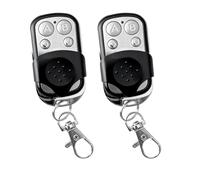 Stalora Lot de 2 Télécommandes Universelles 433,92 MHz pour Portail et Garage, Copieuse de Code Fixe, 4 Boutons, Compatible avec Porte Coulissante et Voiture