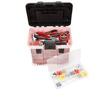 Stalwart Parts & Crafts Rack Style Tool Box with 4 Organizers, 75-STO3183