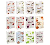 STAMFORD 37351 Lot de 12 Paquets de 15 cônes d'encens Motif Floral Noir Taille Unique