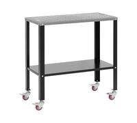 Stamos Welding Group SWG-TABLE915 Table de soudage avec roues 544 kg 91,3 x 46 cm Plaque perforée Table de soudage