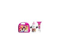 Stamp - Combo Boite A Gouter + Gourde + Klaxon - Princesses Disney Rose 29 cm