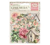 Stamperia - Ephemera for Scrapbooking, Albums, Card Making, Bullet Journalling and More, Adhesive Paper Cut Outs, Easy to Apply, Perfect for Hobbies, Crafts, and Gifting (House of Roses)