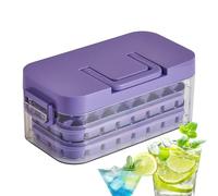 Stampo Per | 64 Scomparti Per Cubetti Di Con Manico | Stampo Per Bloc, pour whisky, cocktail, latte, bevande, vin, frigo, bar, cucina