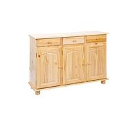 AltoBuy Stan - Buffet 3 Portes 3 Tiroirs Bois Massif