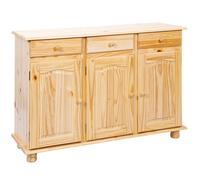 STAN - Buffet 3 Portes 3 Tiroirs Bois Massif