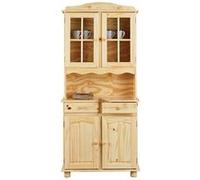 AltoBuy Stan - Buffet Vaisselier 4 Portes 2 Tiroirs Bois Massif