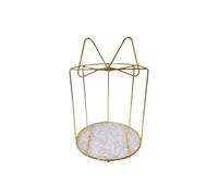Stand de gâteau Présentoir à dessert transparent avec nœud doré, présentoir décoratif, gâteaux, en acrylique Support de dessert(Grand)