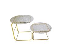 Stand de gâteau Présentoir à gâteaux transparent en forme de C couleur dorée, présentoir décoratif, acrylique Support de dessert