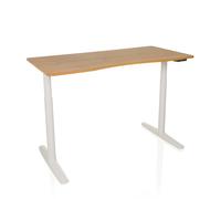 STAND PRO R | 140x70 - Bureau réglable en hauteur électriquement Chêne