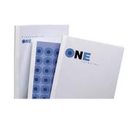 Standard - 25 mm - A4 (210 x 297 mm) - 240 feuilles - 150 micromètres - blanc - 240 g/m² - 50 unités couverture à reliure thermique - pour GBC