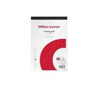 Standing Block Office Depot Blanc A5+ Top Binding Cover in Glued Adhesive 100 Sheet Pack of 5