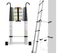 STANEW échelle télescopique 5m, stabilisateur, barre stabilisatrice, crochets amovibles