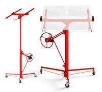 STANEW Lève-plaques XXL - Capacité 68kg, Hauteur Réglable 140-325cm,Rouge
