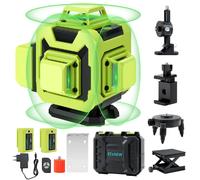STANEW Niveau laser 4 x 360°, 4D 16 Line, Batterie Rechargeable 2 x 2400 mAh