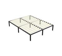 Stanew Sommier 180x200 | Sommier à Lattes avec 9 Pieds pour Adulte | Cadre de Lit 180x200 avec Sommier | 2x14 Lattes | 26cm de Hauteur avec Rangement | Lit Deux Places | Montage Rapide