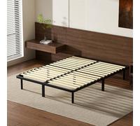 Stanew - Sommier Essentiel 140x190 cm | Résistant et Confortable | 7 Pieds Inclus | 18 Lattes | Cadre métal laqué époxy | Sommier 1 ou 2 Personnes | Lattes réglables| Montage Rapide et Facile