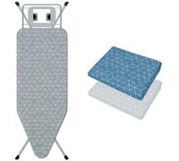 STANEW Table repasser pliable 120x45 cm - 2 housses coton - vapeur - repose-fer
