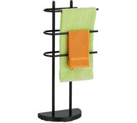 Stange - Métal - Moderne - Dimensions (H x L x P) : 83 x 39 x 18 cm - Autoportant - Porte-serviettes - Salle de bain - Noir