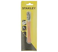 STANLEY 0-14-040 Coupe-Verre Avec 6 Molettes En Acier Pour Couper Le Verre De 3 À 10Mm - Manche En Bois Verni - Peut Couper Du Verre Flotté