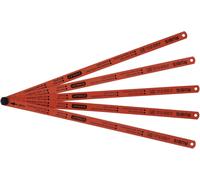 Stanley 0-15-900 Lame de scie a metaux 300mm, carte 5 lames Rubis HSS