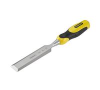 Stanley 0-16-889 Ciseau à Bois bi-Matière, 28 mm Multicolore