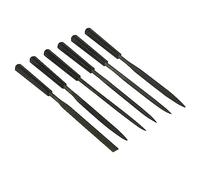 STANLEY 0-22-500 Jeu de Limes aiguille, Argent, 150 mm, Set de 6 Pièces