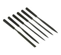 STANLEY 0-22-500 Jeu de Limes aiguille, Argent, 150 mm, Set de 6 Pièces